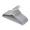 Honey Can Do Gray Slim-Profile Non-Slip Velvet Hangers, 25ct.
